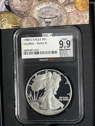 1988 eagle proof 9 - eagle, $1
