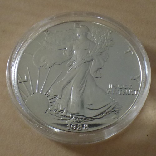 Silver eagle 1988 - 1$,