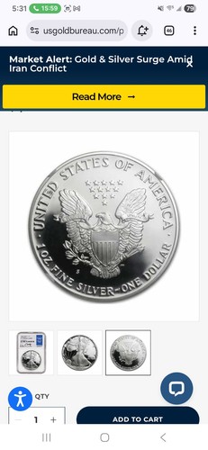 1988 silver eagle ngc pf - pf, 69