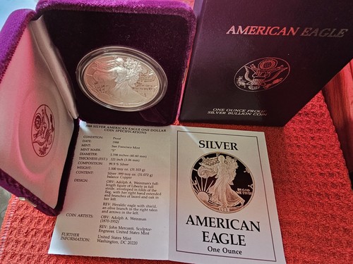 1988 proof 1 american - proof, $1