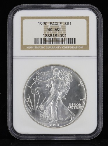 American eagle 1990 ngc ms69 - 1990,