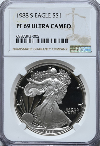 1988 silver eagle 1 ngc - $1,